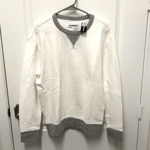Express Men’s Small White Sweater